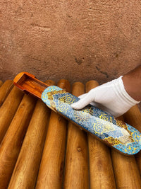 Khatam Micro-Mosaic & Enamel Elongated Case — Pen, Cigar or Watch Box